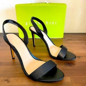 Gianni Bini Devlyy Black High Heel Sandals Size 12